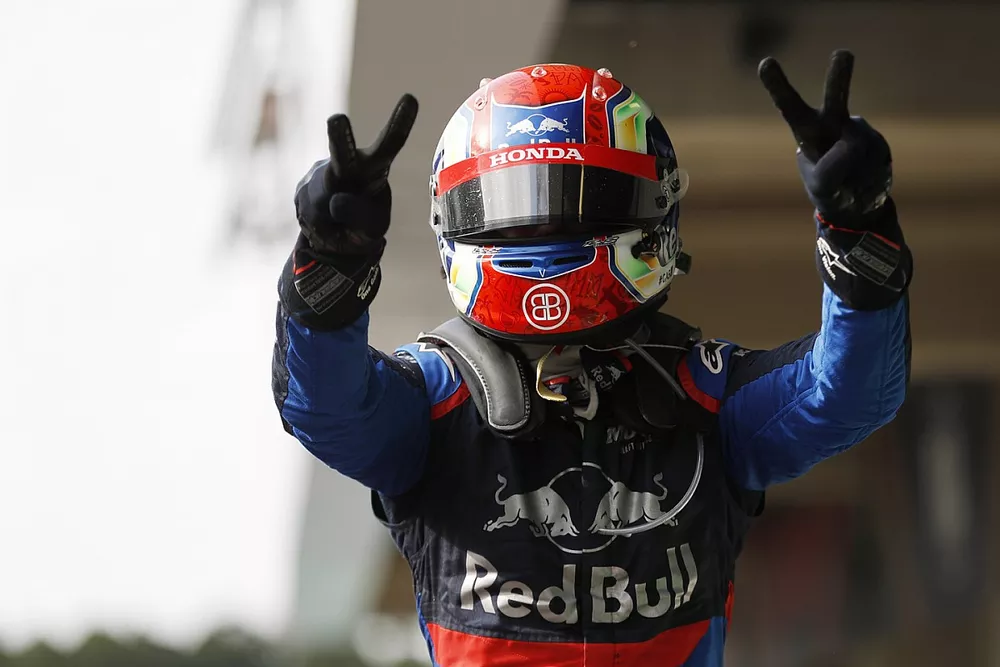 Pierre Gasly, Toro Rosso, dans le Parc Ferm&eacute;