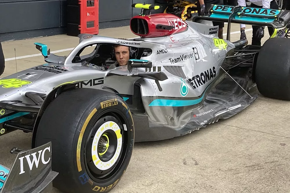 Gros plan sur la Mercedes W13