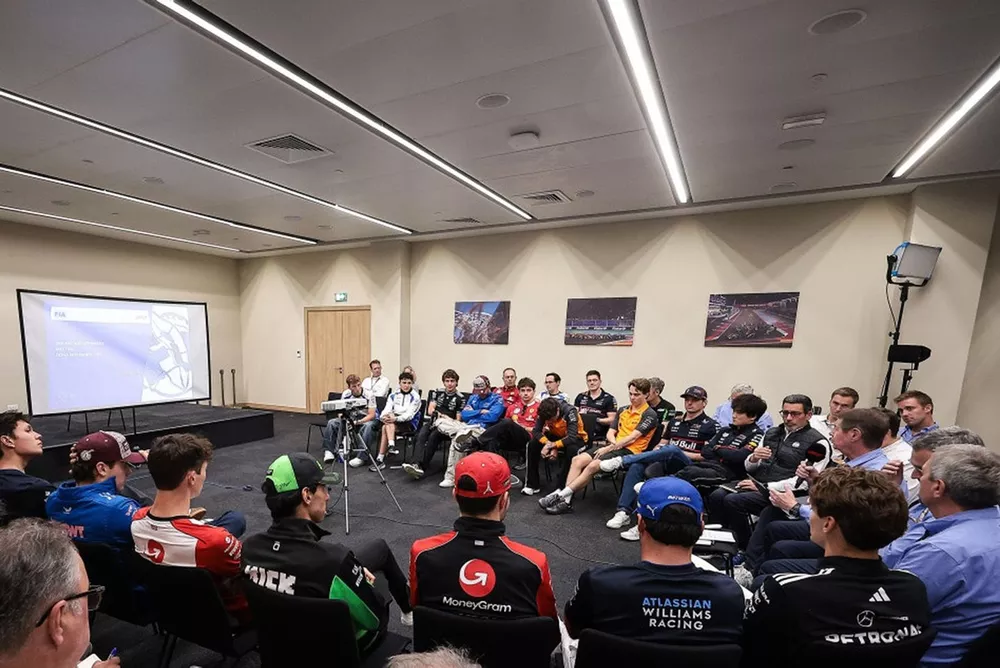FIA Annual Driving Standards Review Meeting with drivers