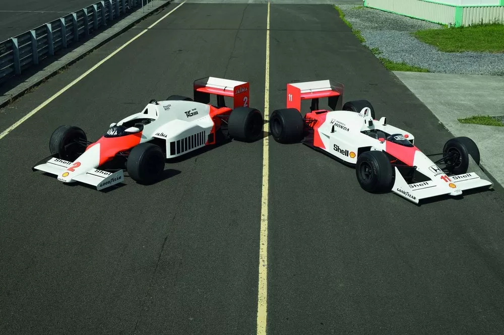McLaren MP4/2 and MP4/4