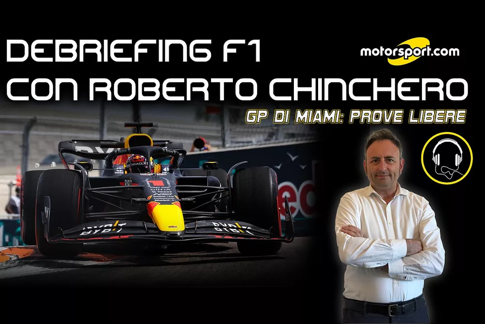 Cover "Debriefing F1 con Roberto Chinchero" GP Miami, Prove Libere