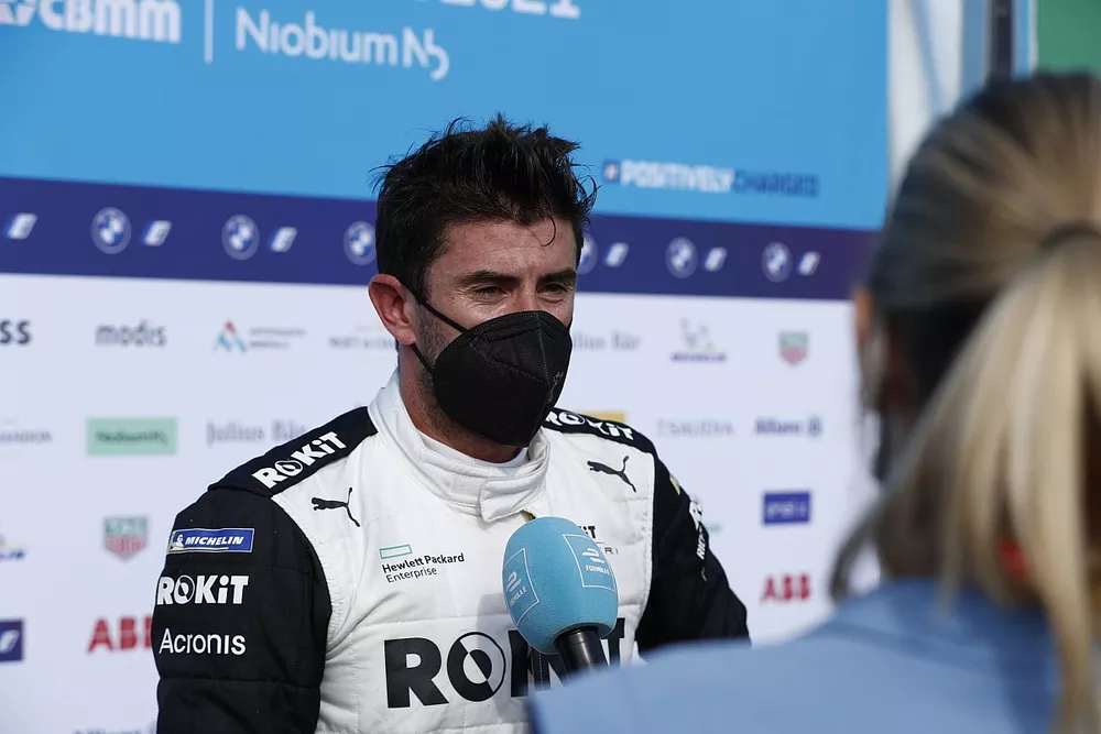 Race winner Norman Nato, Venturi Racing, 1st position, is interviewed