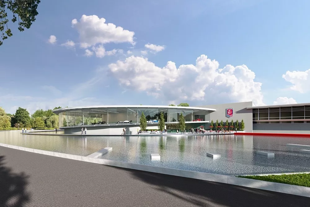 La nueva sede proyectada por Andretti Global en Fishers, Indiana.
