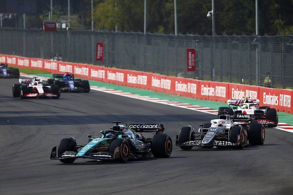 Lance Stroll, Aston Martin AMR22, Pierre Gasly, AlphaTauri AT03, Mick Schumacher, Haas VF-22