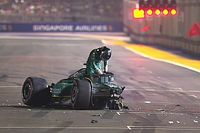 VIDEO: Stroll sufre un fuerte accidente en la clasificación de Singapur