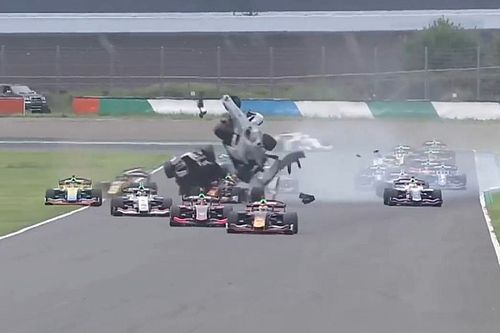 VIDEO: el terrible accidente en la Super Formula de Japón en Motegi
