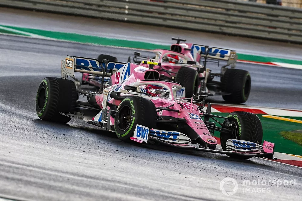 Lance Stroll, Racing Point RP20, Sergio P&eacute;rez, Racing Point RP20