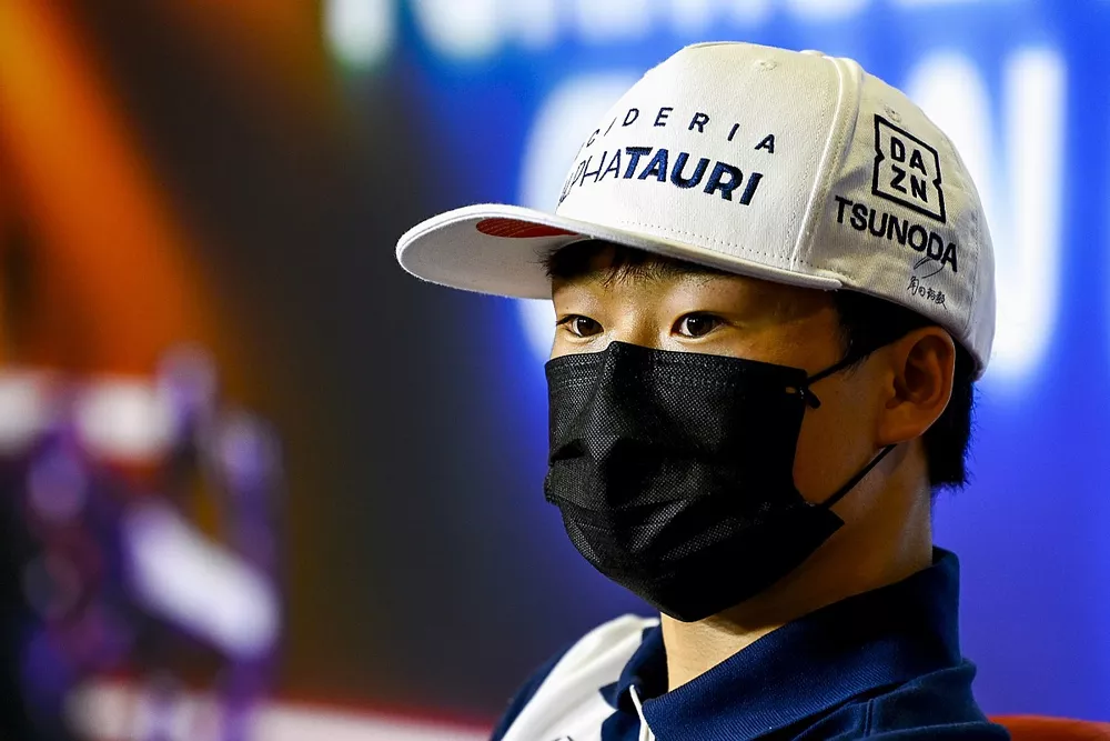 Yuki Tsunoda, AlphaTauri in the Press Conference 