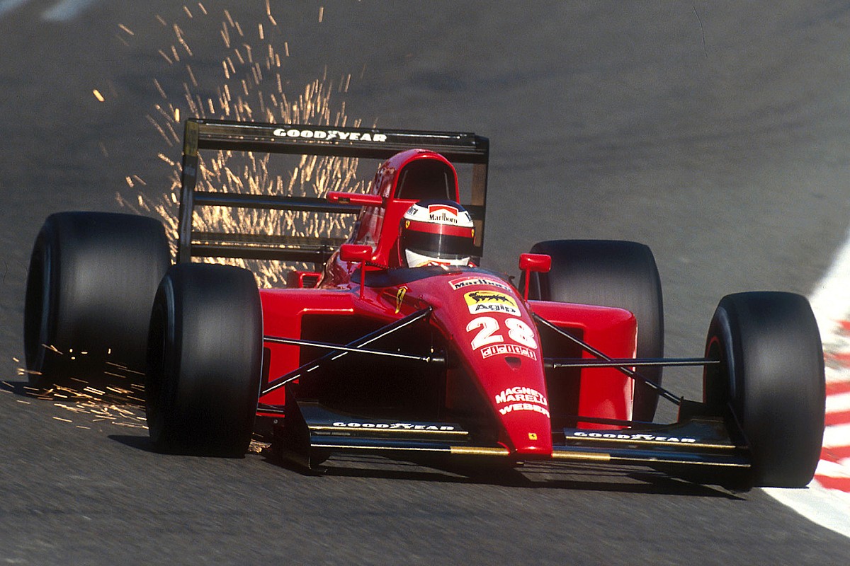 90年代 GILLES! Benjamins F1 フェラーリ ポスター 旧車 美しきF1マシン：「2022年のフェラーリF1-75が似ている？ 跳ね馬