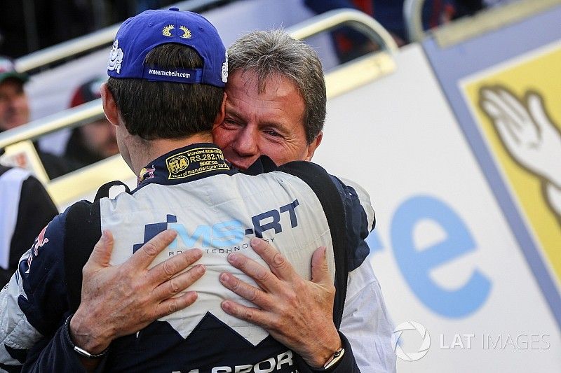 Malcolm Wilson, Team principal M-Sport con Sébastien Ogier, M-Sport