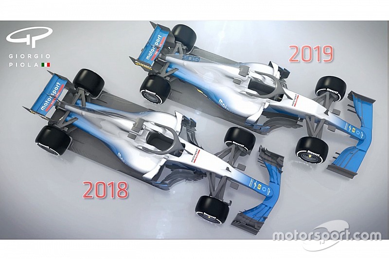 2019年F1マシンはこう変わる? レース改善目指して空力規則を改訂へ