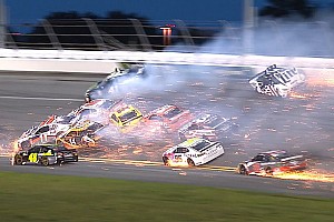 Over half the field taken out in consecutive wrecks at Daytona