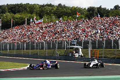 Gasly celebra su sexto lugar en Budapest