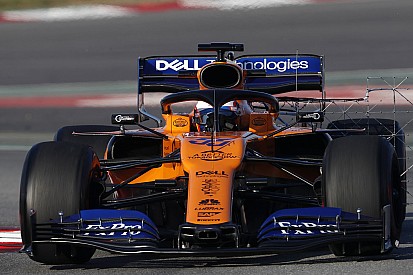 Sainz tops second morning of F1 test as Vettel crashes