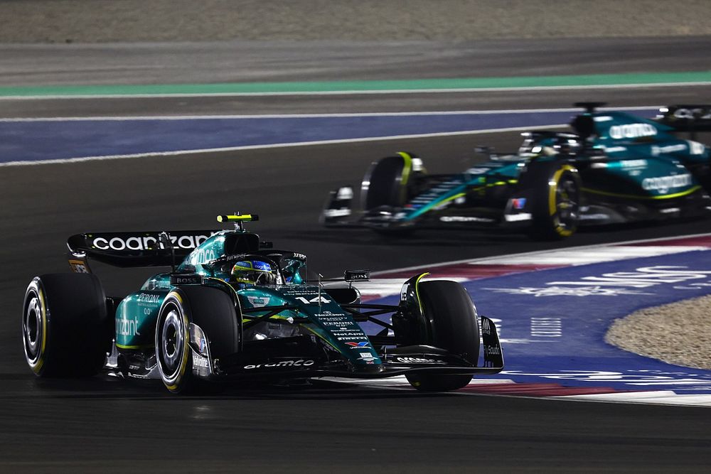 Fernando Alonso, Aston Martin AMR23, Lance Stroll, Aston Martin AMR23