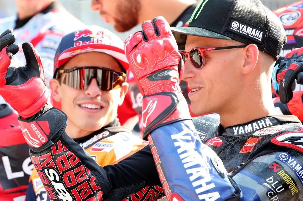 Fabio Quartararo, Yamaha Factory Racing, Marc Marquez, Repsol Honda Team