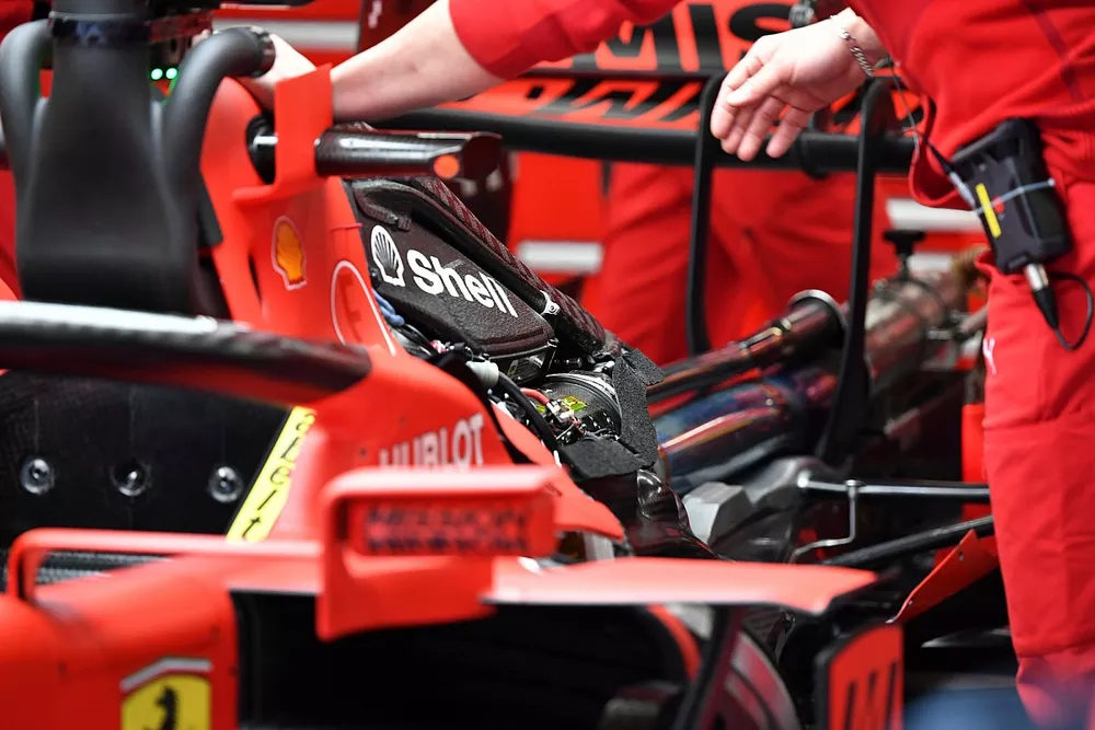 Le mtoeur de la voiture de Sebastian Vettel, Ferrari SF1000 