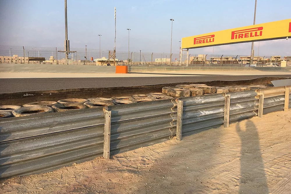 New tyre barrier 