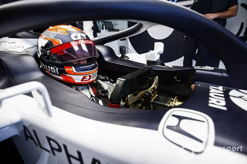 Yuki Tsunoda, Honda Formula Dream Project sits in his car