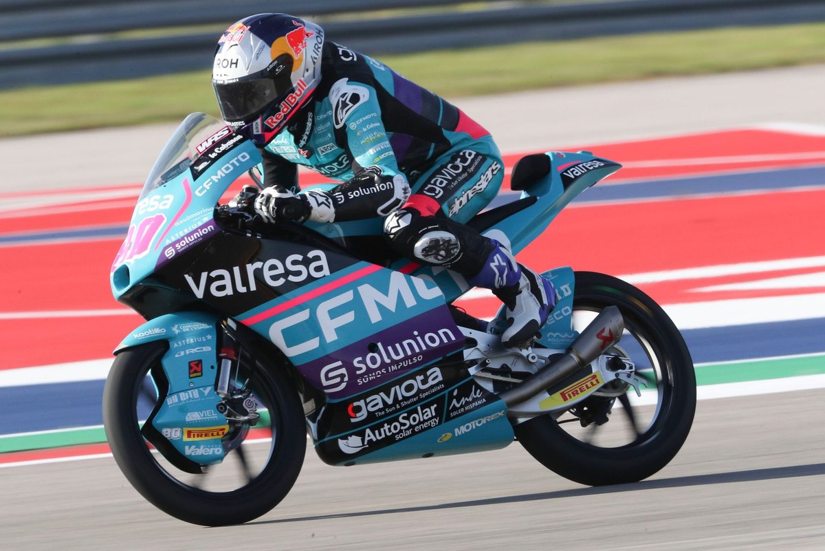 Moto3アメリカズGP予選｜ダビド・アロンソがポールポジション獲得