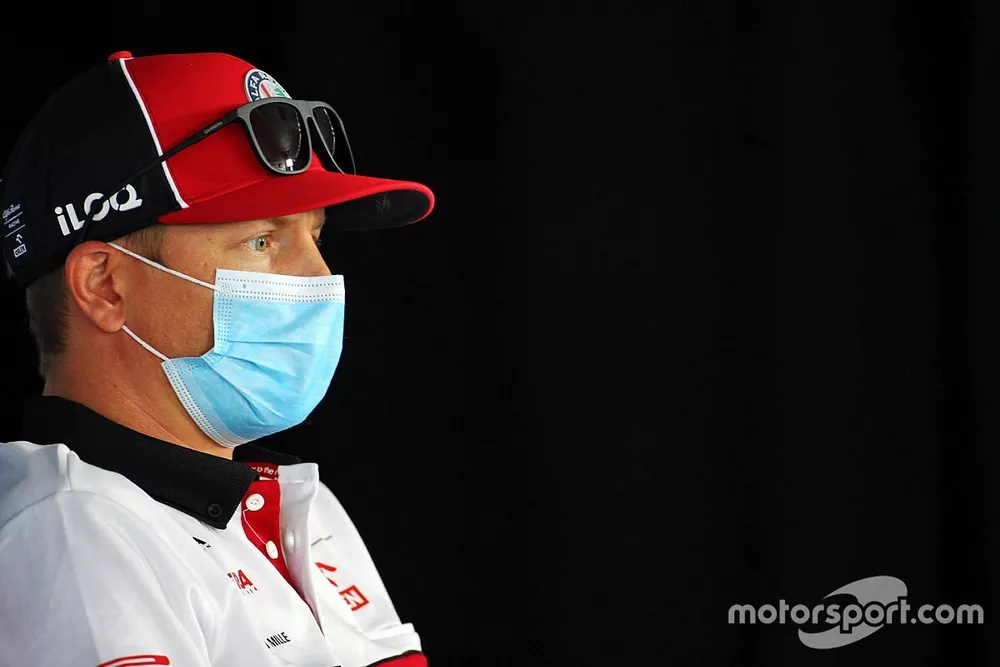 Kimi Raikkonen, Alfa Romeo en conf&eacute;rence de presse