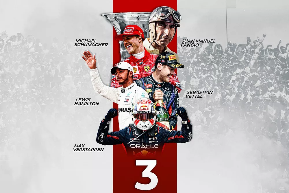 3x Campe&otilde;es do WDC F1