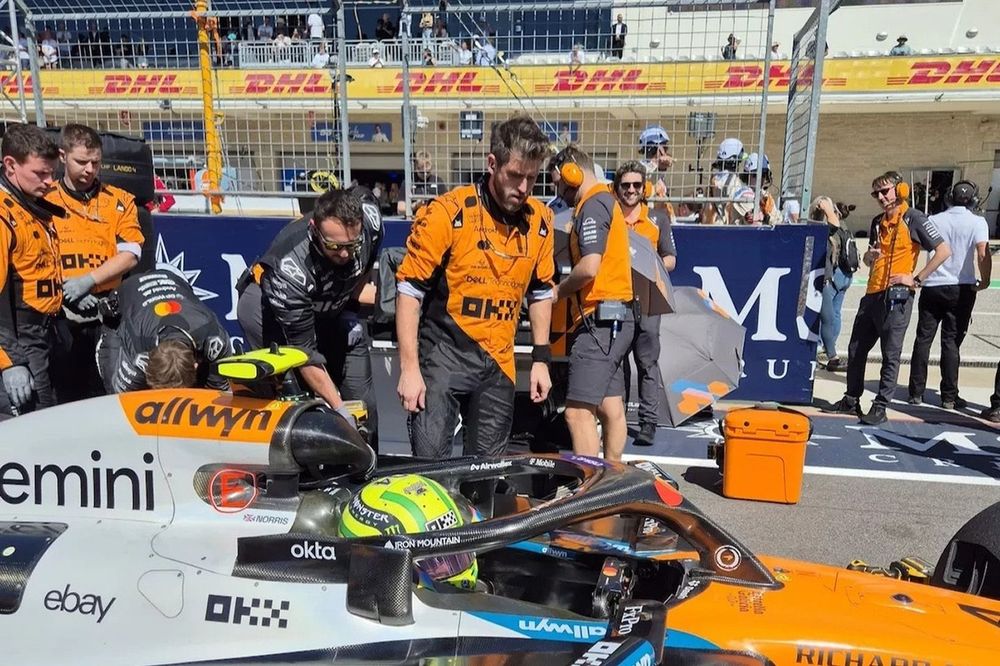 Provocação da McLaren com Fita de Marcação no Grid para a Red Bull: 'Boa Sorte da Próxima Vez'