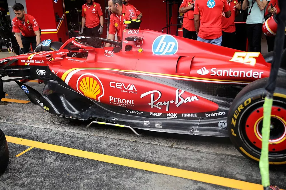 Ferrari SF-24 detalle lateral