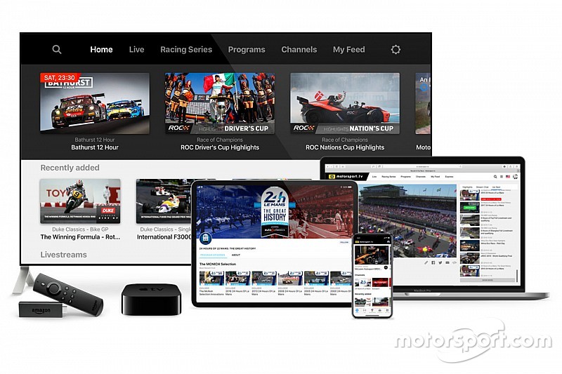 Motorsport.tv lanza un servicio gratuito para fans