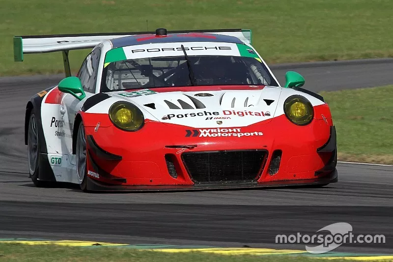 #58 Wright Motorsports Porsche 911 GT3 R, GTD: Patrick Long, Christina Nielsen