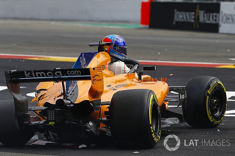McLaren, sin piezas de repuesto tras el accidente de Alonso en Spa