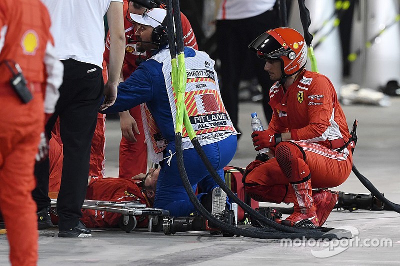 Újra munkába állt a Ferrari és Räikkönen súlyosan megsérült szerelője