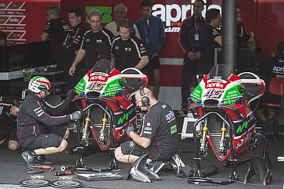 Nouveau châssis et nouveau moteur dans le stand Aprilia