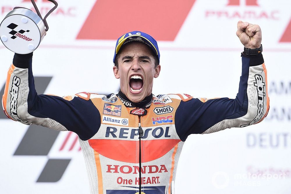 Podium: race winner Marc Marquez, Repsol Honda Team