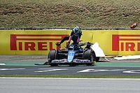 VIDEO: ¡Alonso y Ocon chocan en el sprint shootout de Brasil F1!