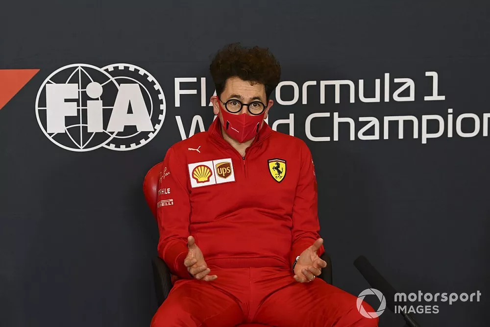 Mattia Binotto, Team Principal Ferrari, in a Press Conference