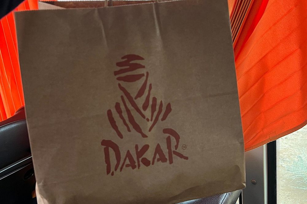 Bolsa de comida del Rally Dakar