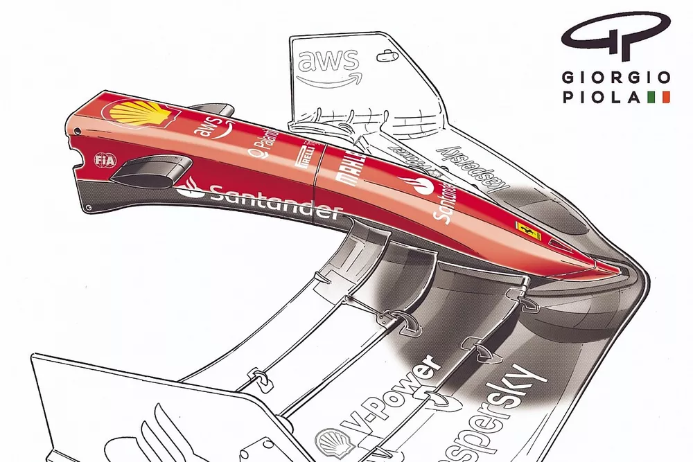 022-22 FERRARI F 1-75 F WING
