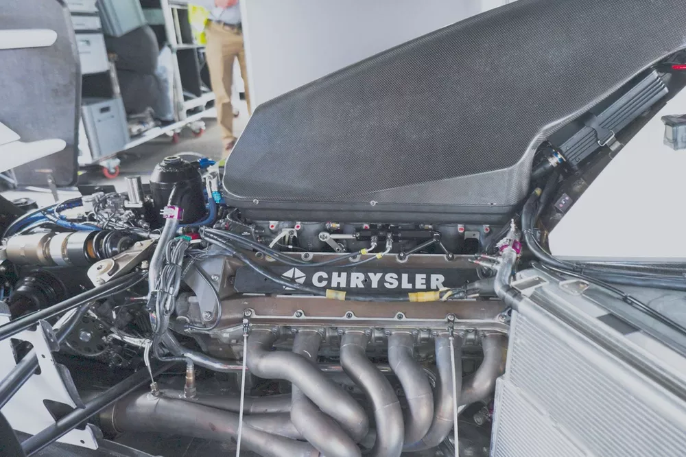 マクラーレン“MP4/8B”に搭載されたランボルギーニ／クライスラーV12