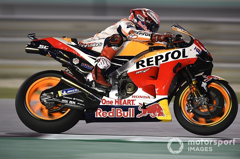 Qatar MotoGP: Marquez tops FP2, Lorenzo and Rossi facing Q1