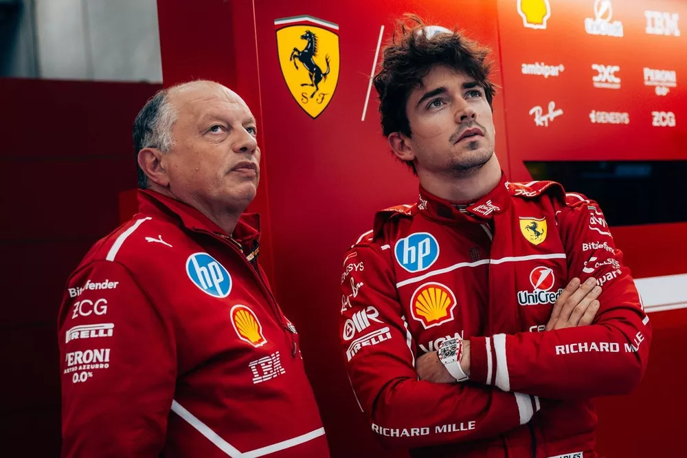 Frederic Vasseur, Ferrari, Charles Leclerc, Ferrari