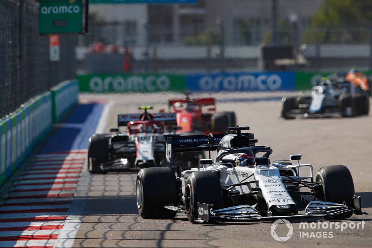 F1ロシアGP｜アルファタウリ・ホンダW入賞。クビアトは自分の走りに大