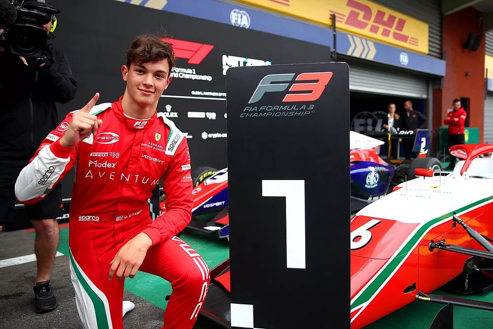 Race winner Oliver Bearman, Prema Racing