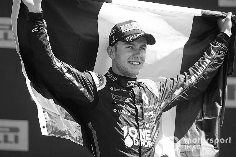 Podium : le vainqueur Anthoine Hubert, Arden
