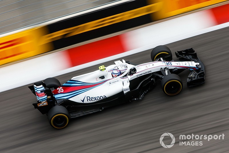 A mezőny legvégén a Williams Szocsiban az Orosz Nagydíjon