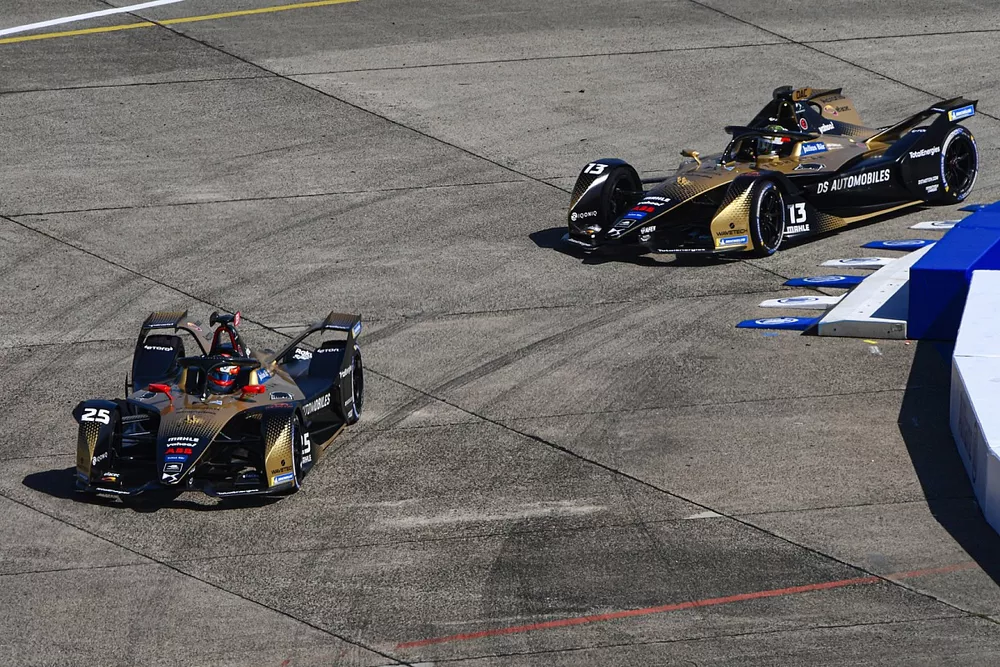 Jean-Eric Vergne, DS Techeetah, DS E-Tense FE21, Antonio Felix Da Costa, DS Techeetah, DS E-Tense FE21