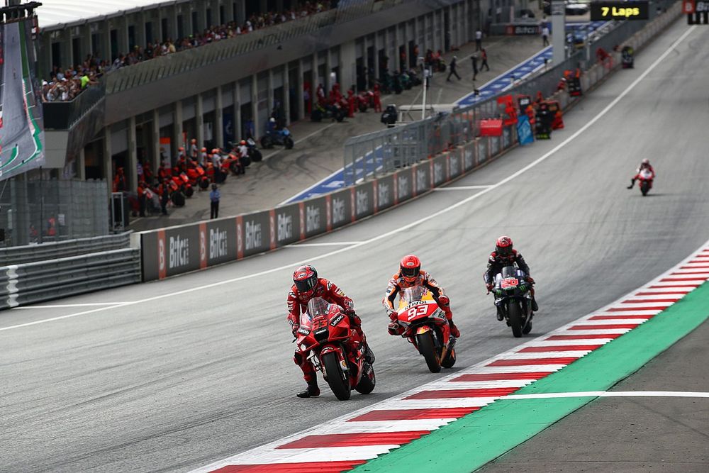 Francesco Bagnaia, Ducati Team Marc M&aacute;rquez, Repsol Honda Team, Fabio Quartararo, Yamaha Factory Racing