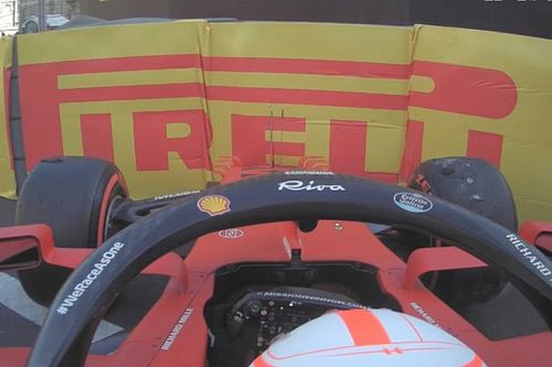 Vídeo: el accidente de Leclerc en Bakú por ir "demasiado cómodo"