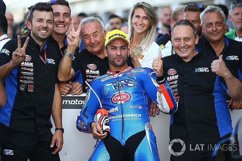Second place Mattia Pasini, Italtrans Racing Team