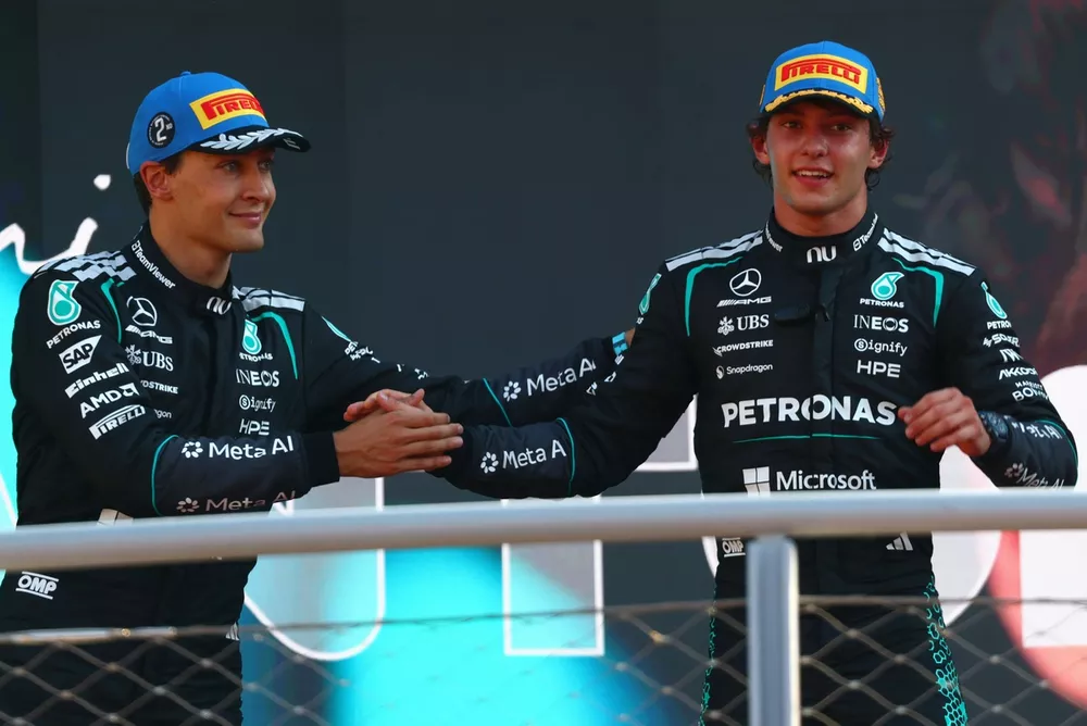 Andrea Kimi Antonelli, Mercedes, George Russell, Mercedes
